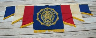 American Legion Cloth Banner Flag Sign Reliance Annin Canvas Brass Grommet A2ps
