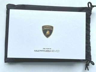 Lamborghini Huracan Evo One Year Commemorative Plaque Paperweight