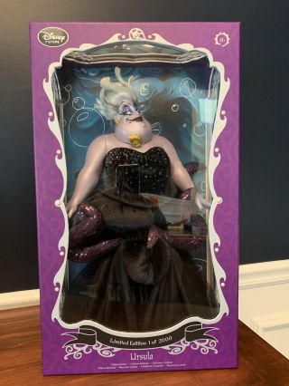 Disney 17” The Little Mermaid Ursula Doll Limited Edition Of 2000 Disney Store
