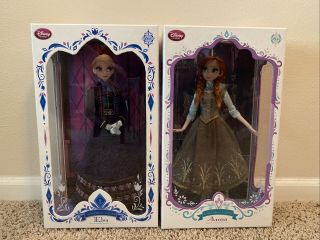 Disney Frozen Anna Elsa Limited Edition Doll Set 1 Of 5000