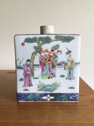 Antique Chinese Porcelain Tea Caddy