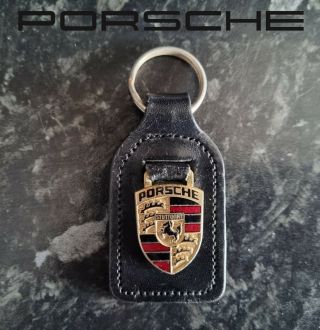 Vintage Porsche 911 981 Key Ring Key Chain Fob Manhattan Windsor Keyring