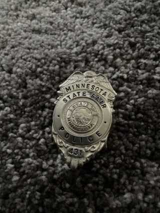 Minnesota State Fair Police Badge 431,  Collectible,  Police Officer Badge