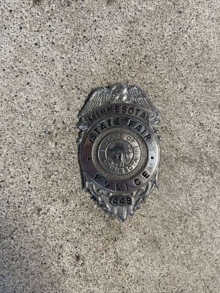 Minnesota State Fair Police Badge 449,  Collectible,  Police Officer Badge