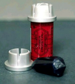 Authentic,  Real Black Kyber Crystal (star Wars Galaxy 