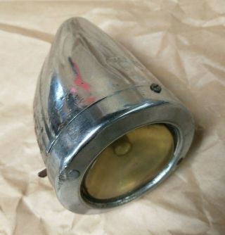 Delta Wedge Headlight 1940s 1950s Chrome Made In Usa