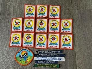 1999 World Scout Jamboree Netherlands Holland Contingent Badge Set Patches