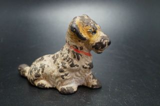 Vintage Hubley Cast Iron Sealyham Terrier Puppy Dog Card Holder