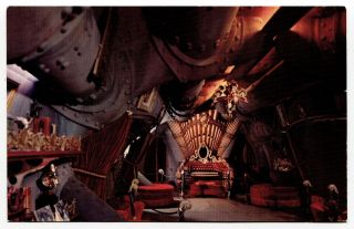 Disneyland Scarce Postcard Interior Captain Nemo 