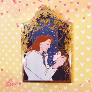 Disney Belle And Prince Adam Magical Moments Fantasy Pin Le 50; Couple,  Beast