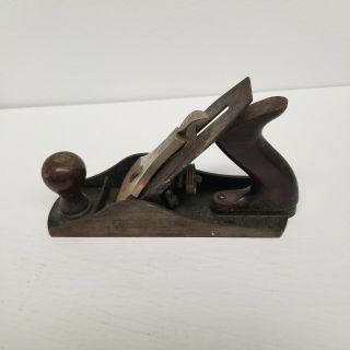 Vtg Stanley Bailey No.  4 1/2 " Smooth Bottom Wood Plane,  Carpentry,  Woodworking