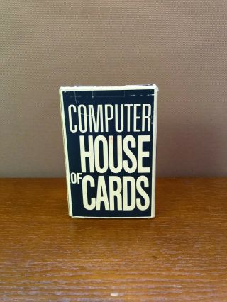 Eames Computer House Of Cards For Ibm (printed By Otto Maier Verlag,  W Germany)
