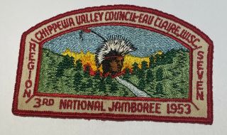 1953 National Jamboree Jsp Jcp Chippewa Valley Council Wisconsin Boy Scout Tb1
