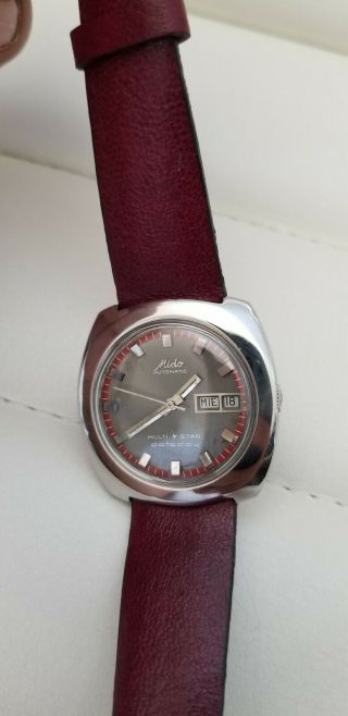 Vintage Swiss Made Mido Multi - Star Automatic Watch.  Piece