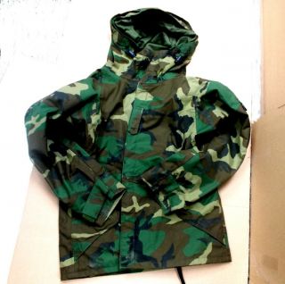 Military Acu Rainsuit Wet - Cold Weather Gear Rain Jacket Hvyduty Coat Scout