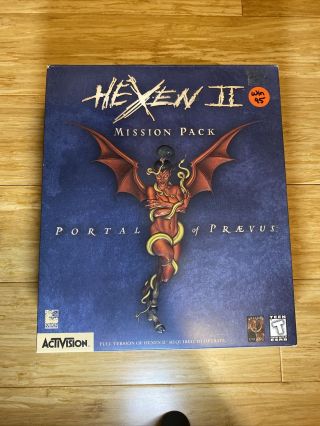Hexen Ii Mission Pack Portan Of Preavus Vintage Pc Game