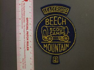 Boy Scout Beech Mountain Felt Ny 8786x