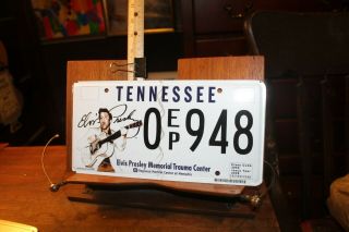 2008 Tennessee License Plate Elvis Presley Memorial Trauma Center 0ep948