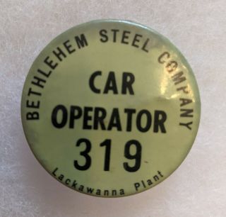 4 Bethlehem Steel Co.  Employee Badges.  Lackawanna Plant Buffalo NY 3