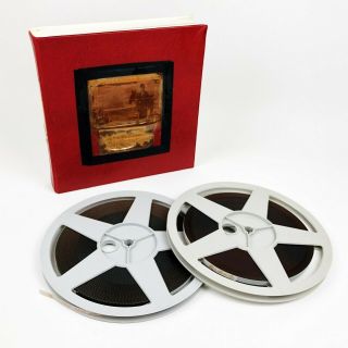 Vtg 8mm Laurel & Hardy Way Out West (2) Large Film Reels W/ Sound & Case