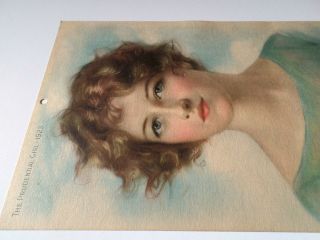 1923 Prudential Insurance Co Advertising Calendar By Haskell Coffin Cover Girl