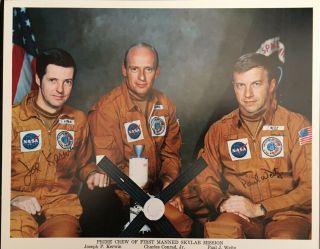 Skylab Ii Astronauts Joe Kerwin And Paul Weitz Autographed Nasa Crew Photograph
