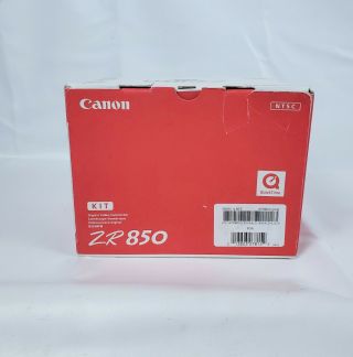 Vtg Canon Zr850 Mini Dv Camcorder Ntsc 35x Video Transfer W/ Fr/sh