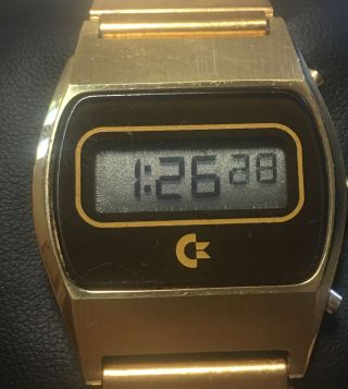 Vintage Commodore International Digital Watch.  All.  Runs,  For P/r.