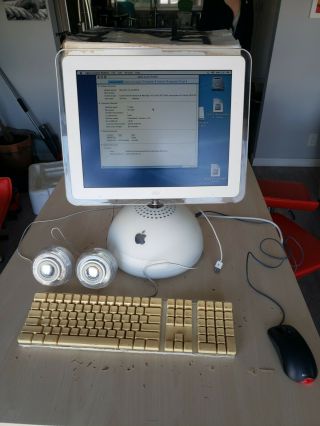 ꙮ Apple Mac M6498 Imac Powermac 4.  2 Powerpc G4 800mhz 256mb 80hd Vintage 2002
