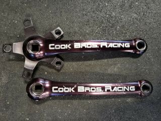 Cook Brothers Racing E2 Crank Arms Vintage Mtb 175mm Compact 58/94 Bcd Parts