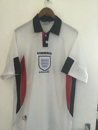 Vintage England 1998 World Cup Home Football Shirt Size Xl