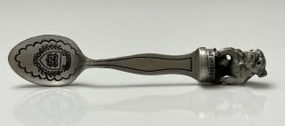 Rare Pewter Yale University Handsome Dan Spoon - Made By Fort