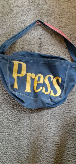 Vintage Cleveland Press Newspaper Bag