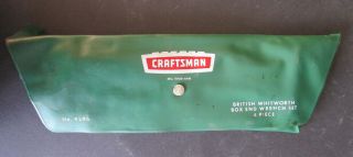 Vintage Craftsman British Whitworth Box End Wrench Set Classic Motorcycle Car