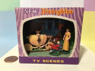 Marx Disneykins Tv Scenes Jac & Wendy Plastic Figures Walt Disney Characters