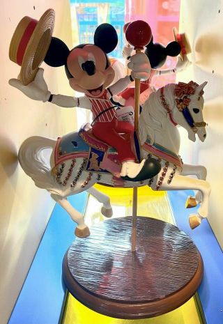 Medium Figure Mickey And Jingles Disneyland Paris Neuf Disney Horse