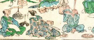 KYOSAI Japanese color woodblock print 