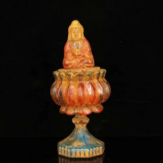 China Ancient Temple Unearthed Crystal Relic Tank Buddhism Supreme Vajra Relic C