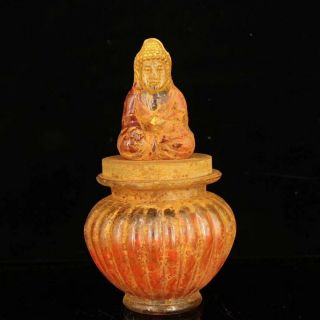 China Ancient Temple Unearthed Crystal Relic Tank Buddhism Supreme Vajra Relic B