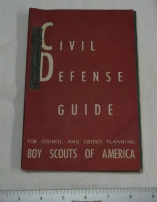 Civil Defense Guide Vintage Old Bsa Boy Scout Copyright Is 1951 Set Of 5 Books