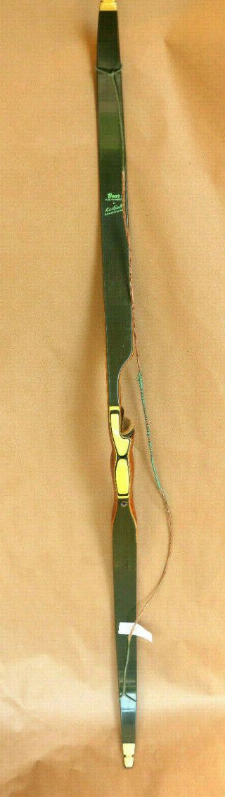 Vintage Bear Glass - Powered Kodiak Magnum Bow,  52 Inch,  45 Draw