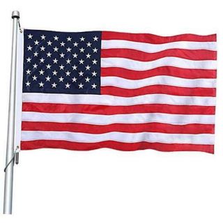 American Flag 6x10 Ft,  Us Flag Embroidered Stars Sewn Stripes 6 By 10 Foot