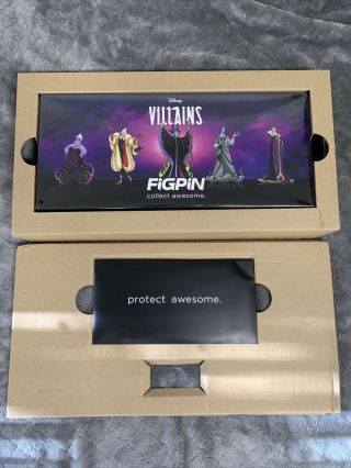 Figpin Disney Villains Deluxe Box Set 2021 Le 1000 No Logo