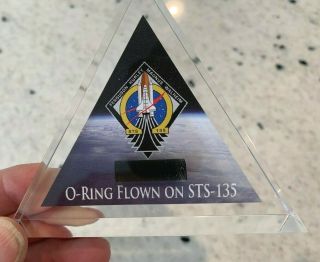 Nasa Flown In Space Sts - 135 Space Shuttle Atlantis O - Ring Last Flight