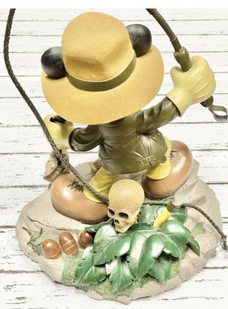 Disney Parks Exclusive Mickey Mouse as Indiana Jones Statue Costa Alavezso 2