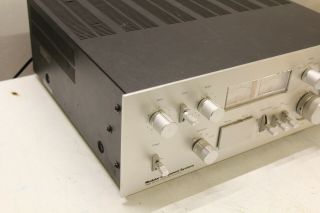 vintage silver face MCS 3865 Stereo Intergated Amplifier NEC AUA - 8000 65 wpc 3