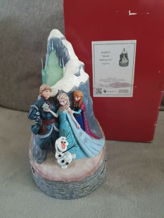 Disney Traditions Frozen Carved By Heart.  Worth Melting For 4048651