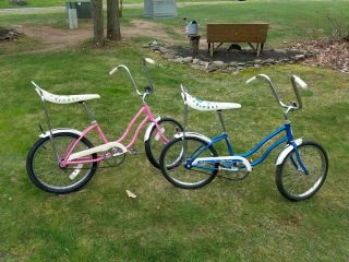 2 Vintage Schwinn Fair Lady Bicycles Sting Ray Minty All