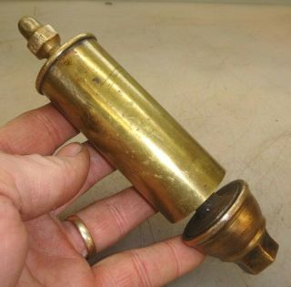No Name 1 - 1/2 " Diameter 6 - 3/4 " Tall Brass Steam Whistle 1/4 " Pipe