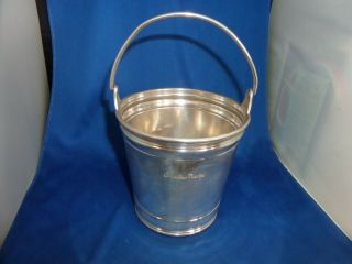 Canadian Pacific Ice Bucket C.  1940 Mappin & Webb Silver Plate